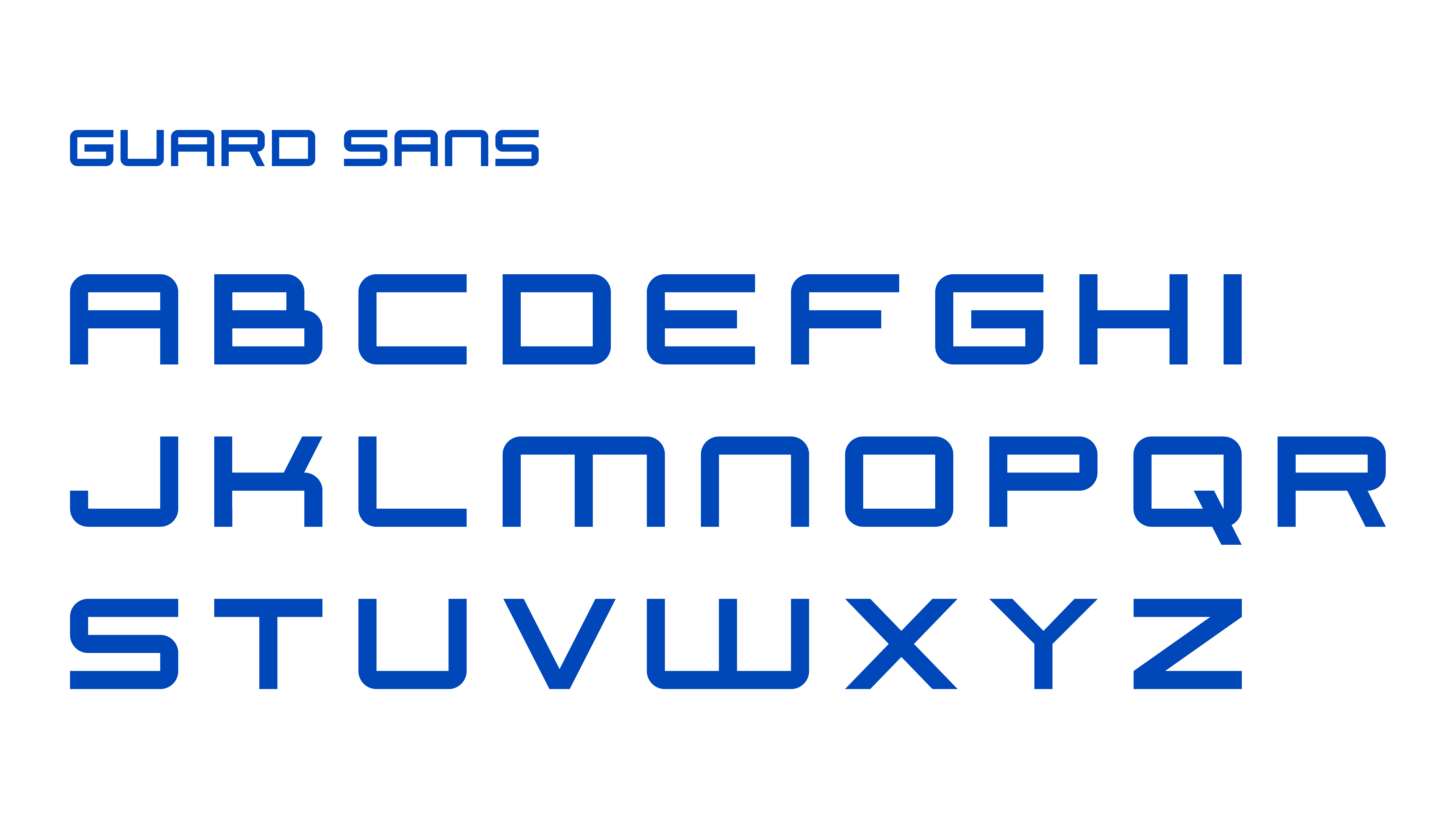 Guard typeface