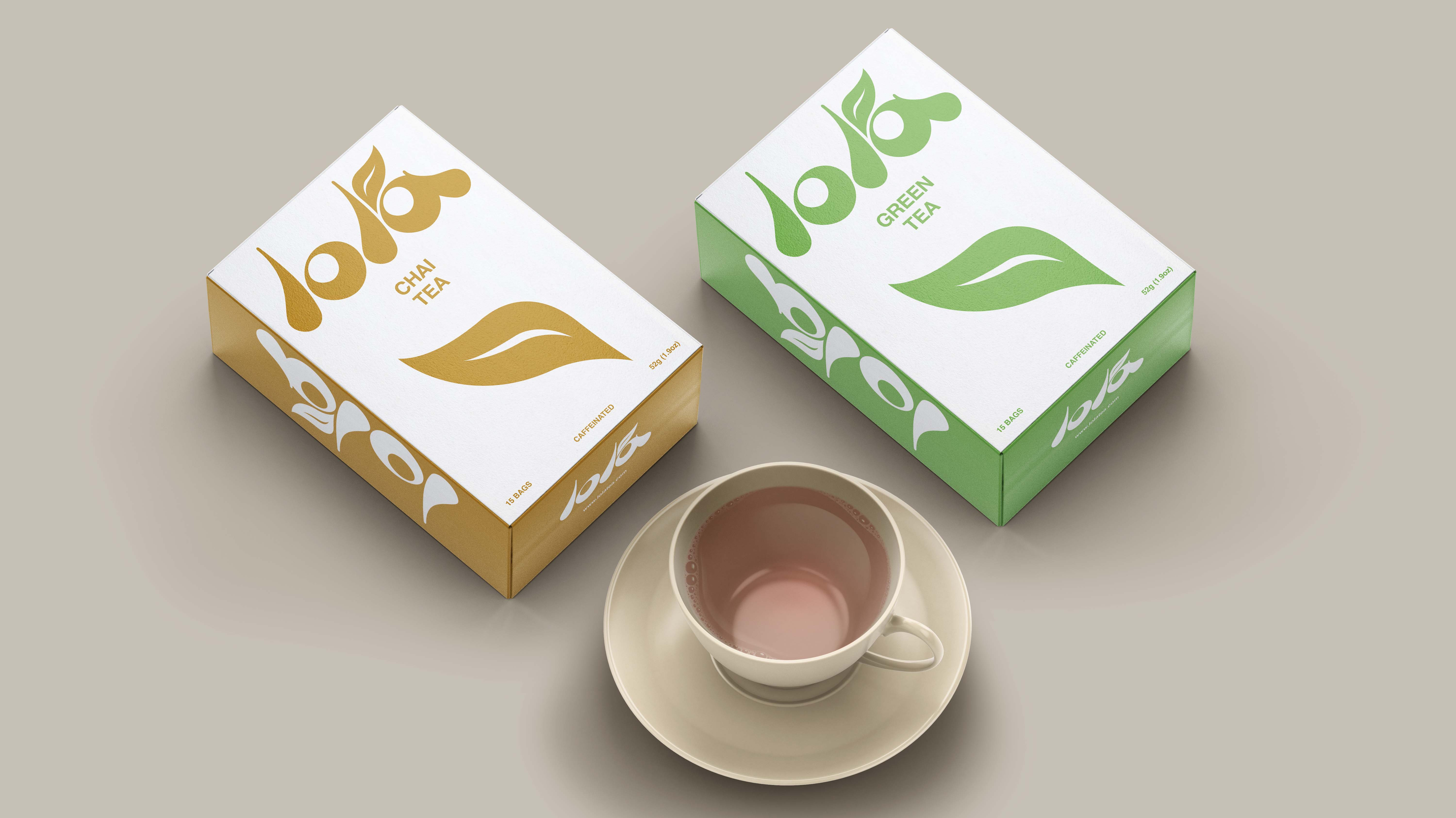 Lola Tea box mockup